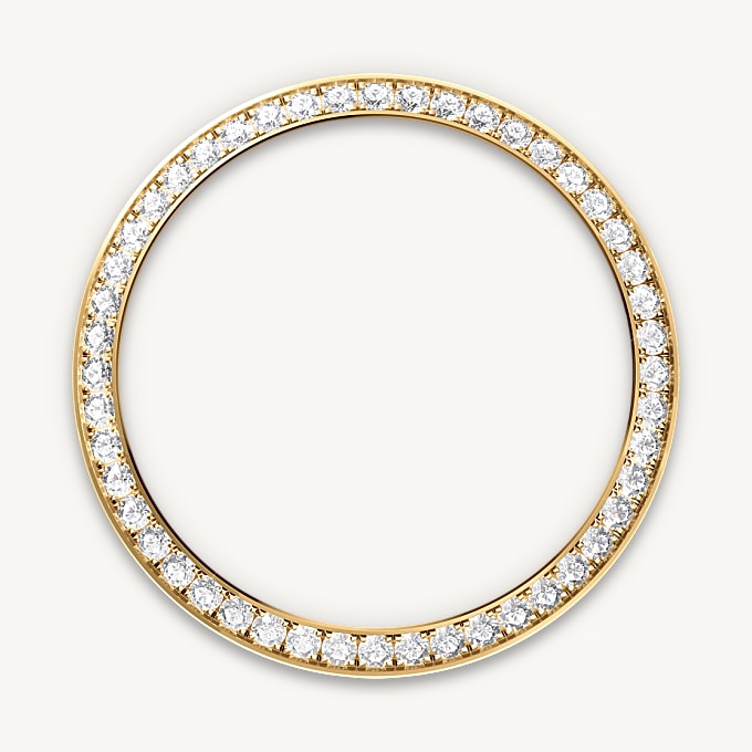 Bezel tampilan dengan berlian