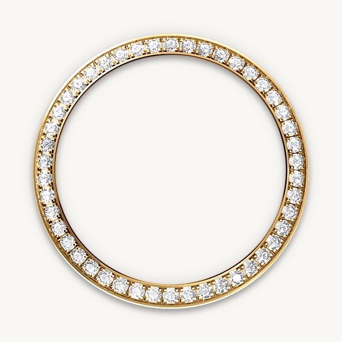 Bezel tampilan dengan berlian