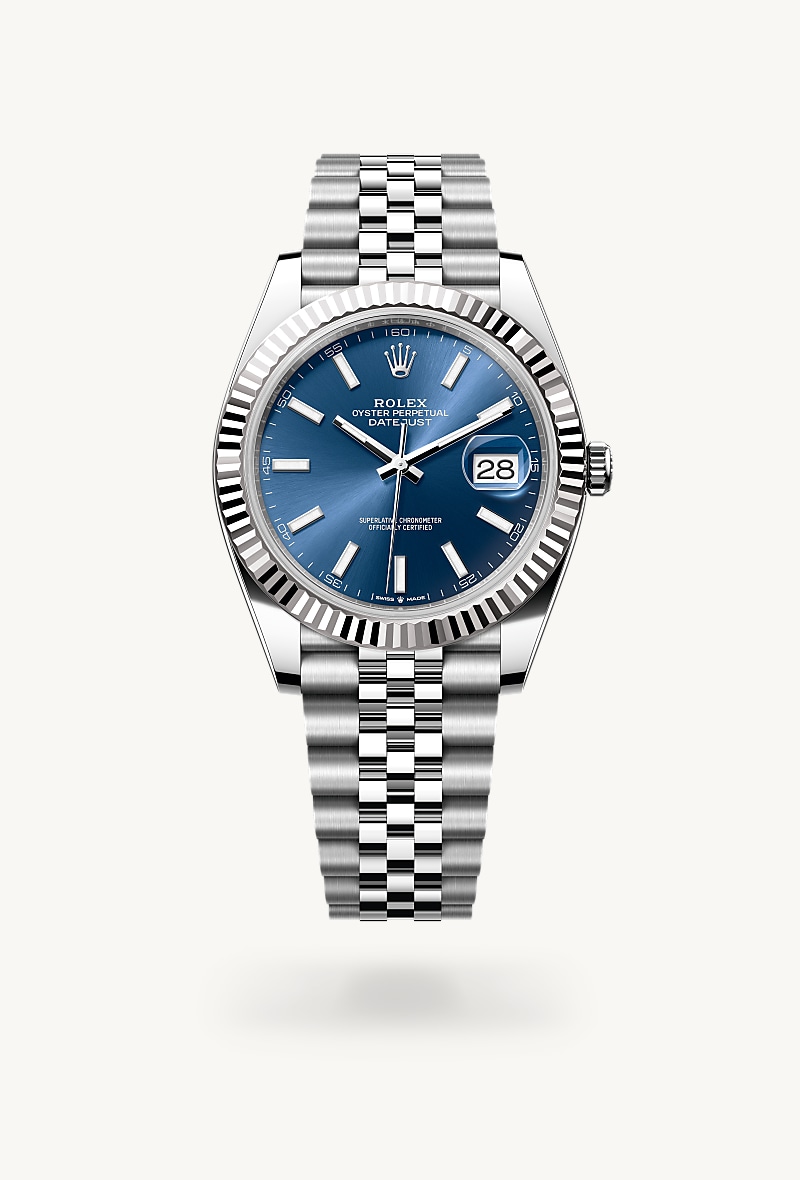 Oyster, 41 mm, Oystersteel dan emas putih