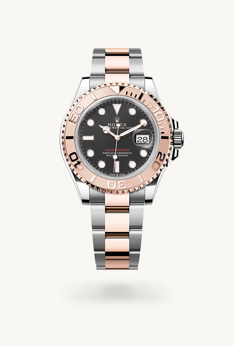 Oyster, 40 mm, Oystersteel dan emas Everose