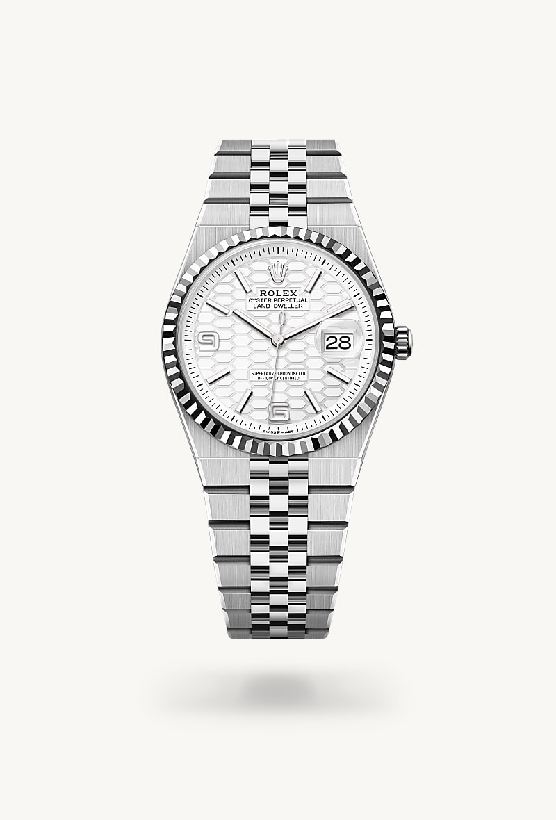 Oyster, 36 mm, Oystersteel dan emas putih