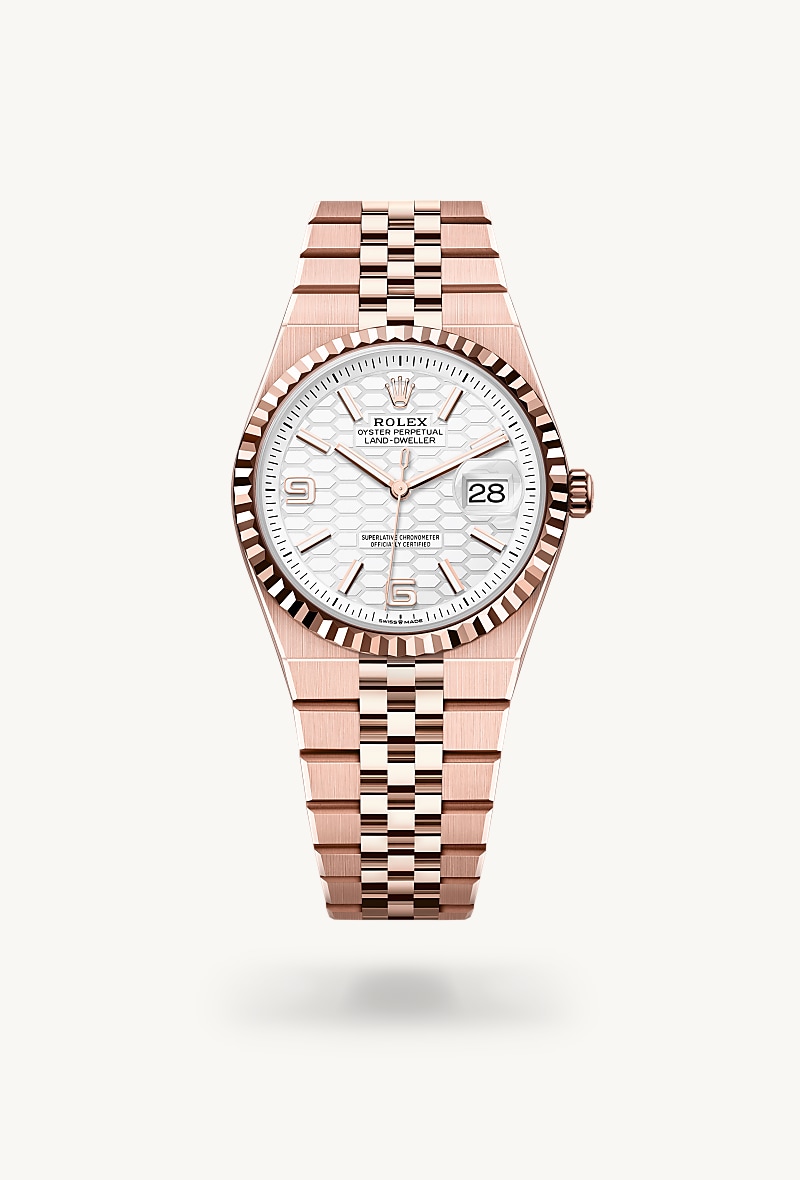 Oyster, 36 mm, emas Everose