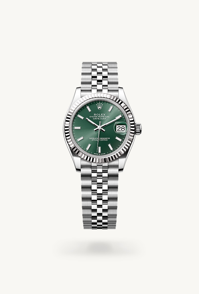Oyster, 31 mm, Oystersteel dan emas putih