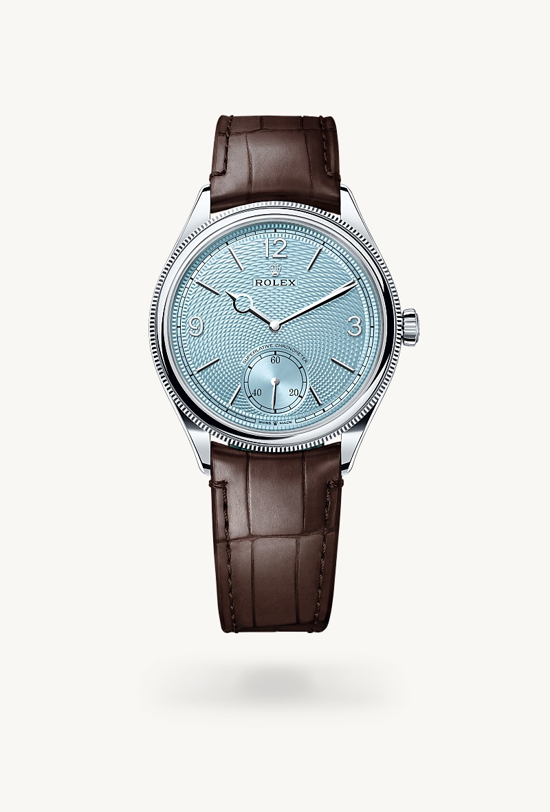 39 mm, platinum, tampilan terpoles