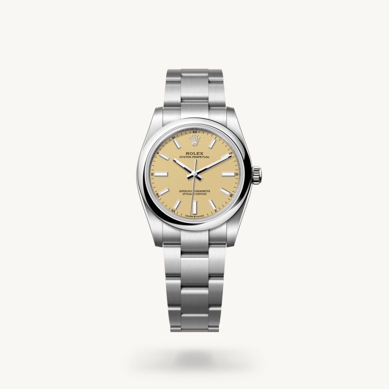 Oyster, 34 mm, Oystersteel
