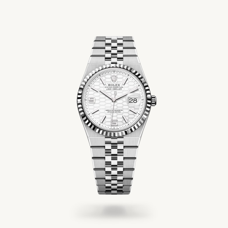 Oyster, 36 mm, Oystersteel dan emas putih