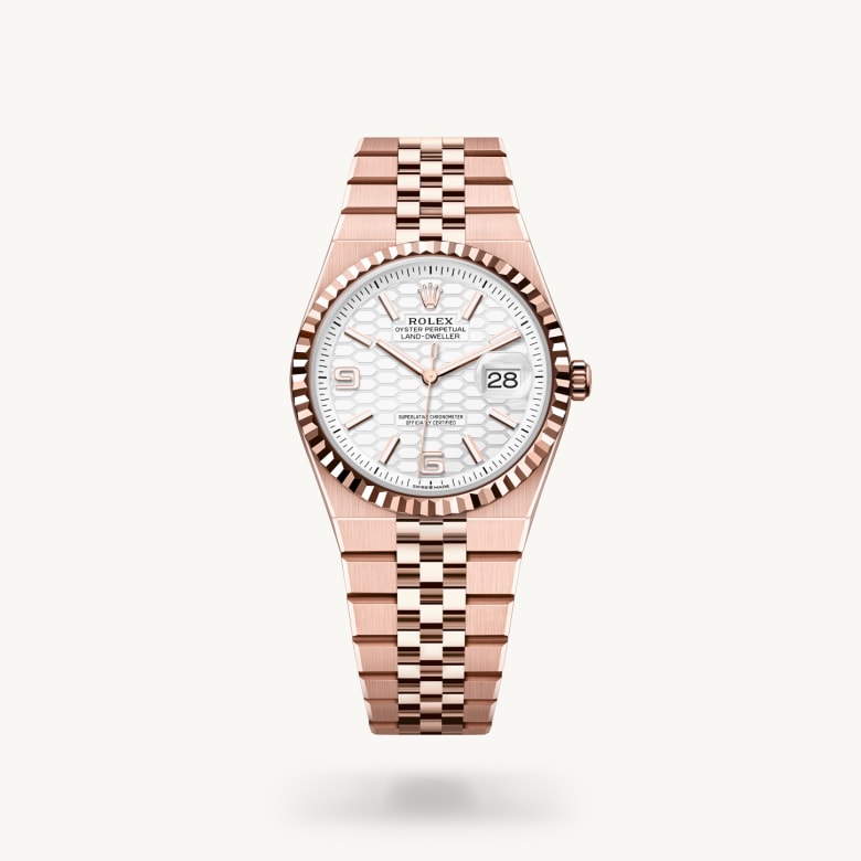 Oyster, 36 mm, emas Everose
