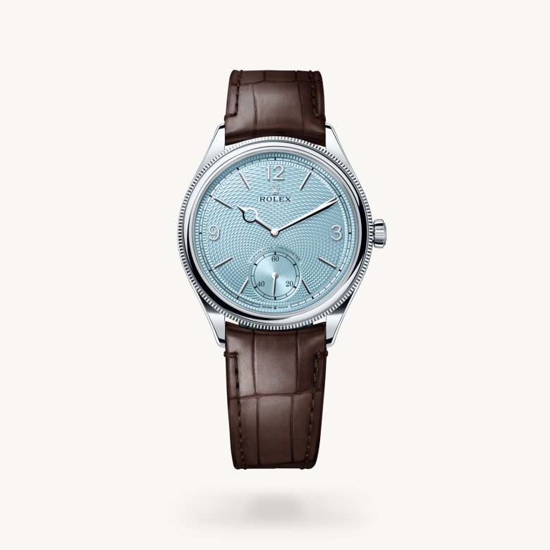 39 mm, platinum, tampilan terpoles