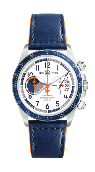 Bell & Ross BR V2-94 view blue strap