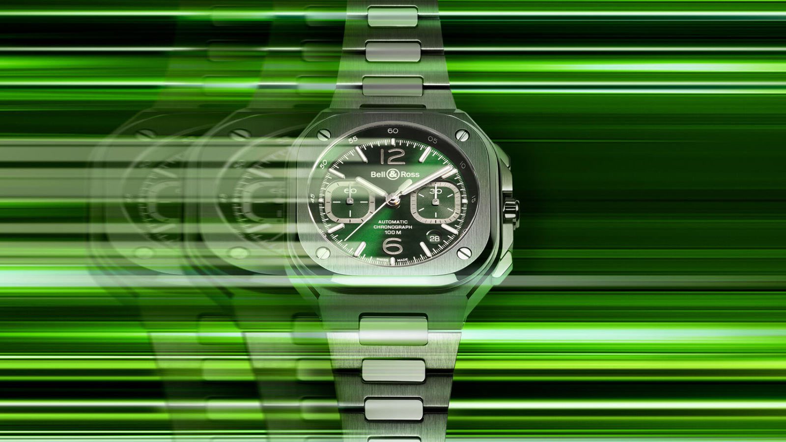 Bell & Ross BR 05 Chrono Green Steel, Warna Alam untuk Estetika Urban