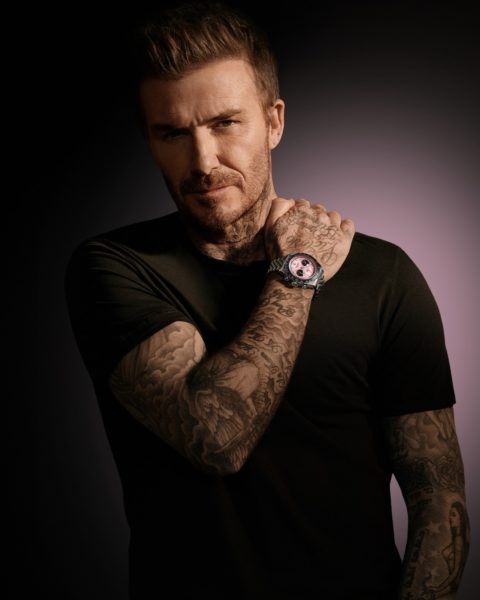 David Beckham Tudor Black Bay Chrono