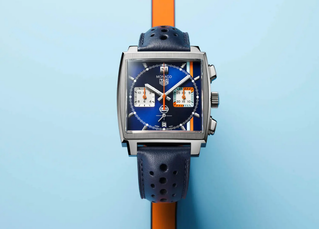 TAG Heuer Monaco Gulf, Jam Tangan Berwarna Cerah Penuh Sejarah