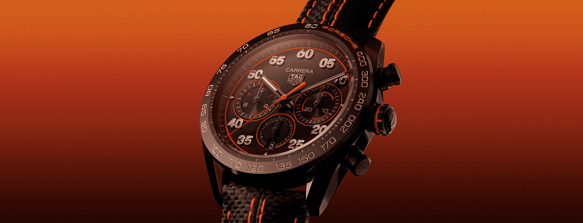 TAG Heuer Carrera Chronograph x Porsche Orange Racing, Jam Tangan Pencinta Kecepatan