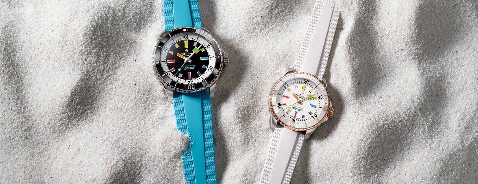 Breitling SuperOcean Rainbow, Siap Menemani Liburan Musim Panas