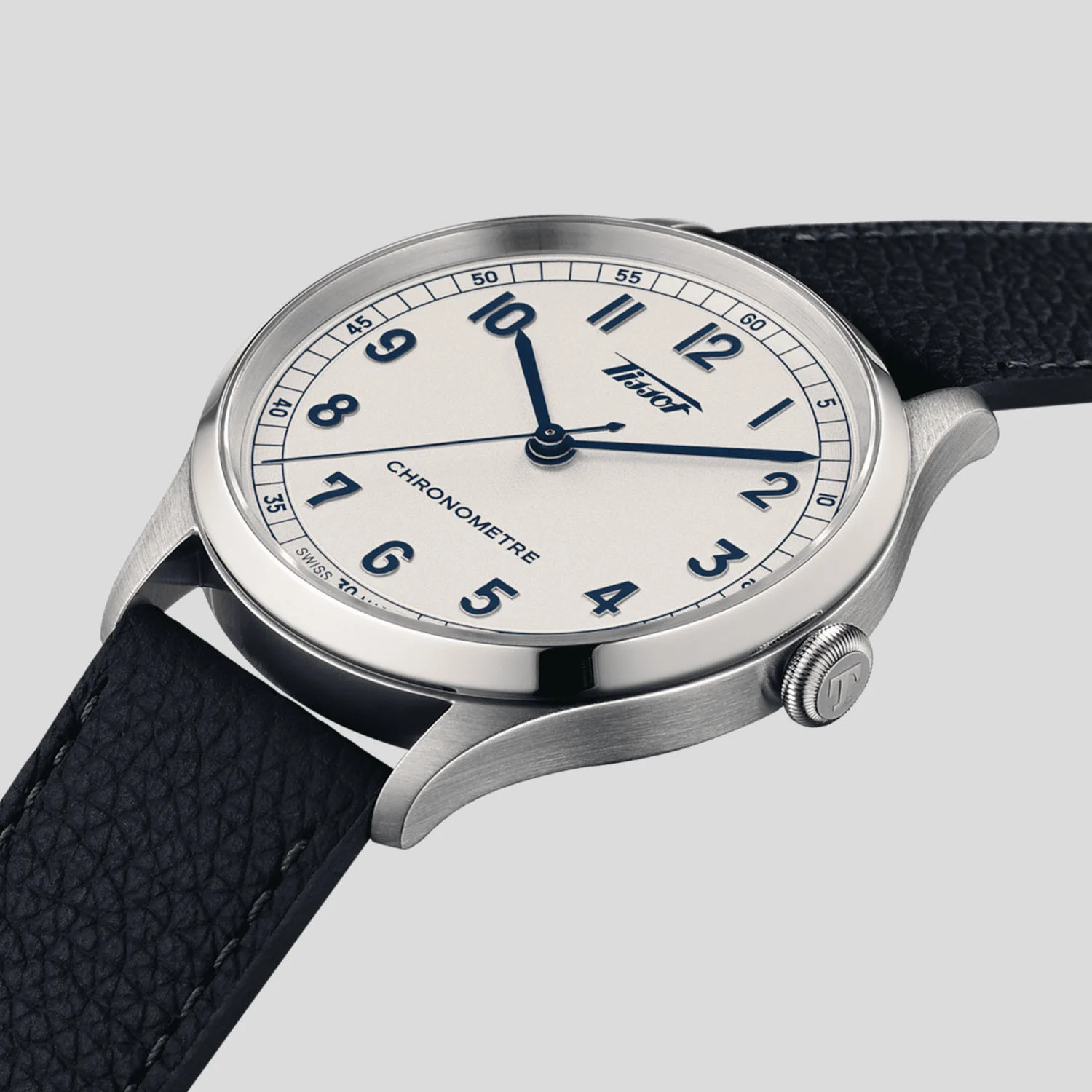 Tissot Heritage 1938 Automatic COSC Chronometer White Blue T142 1 Tissot Heritage 1938 Automatic COSC Chronometer White Blue T142 1