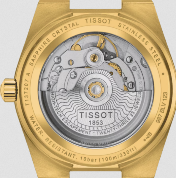 Tissot Powermatic 80 35mm caseback