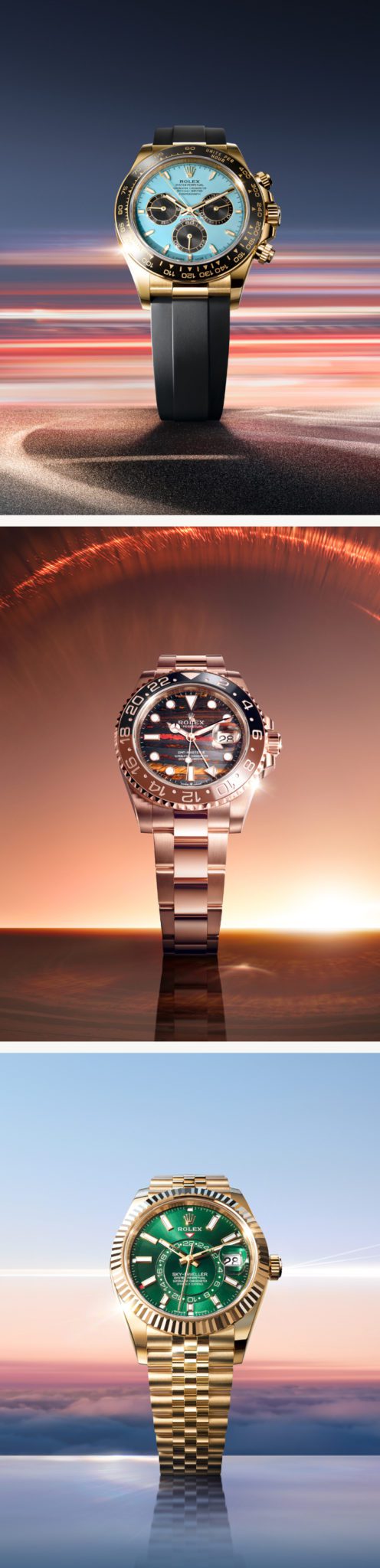 rolex new watches 2025 new dials oyster case m126518ln 0014 2501 and m126715chnr 0002 m336938 0008 portrait