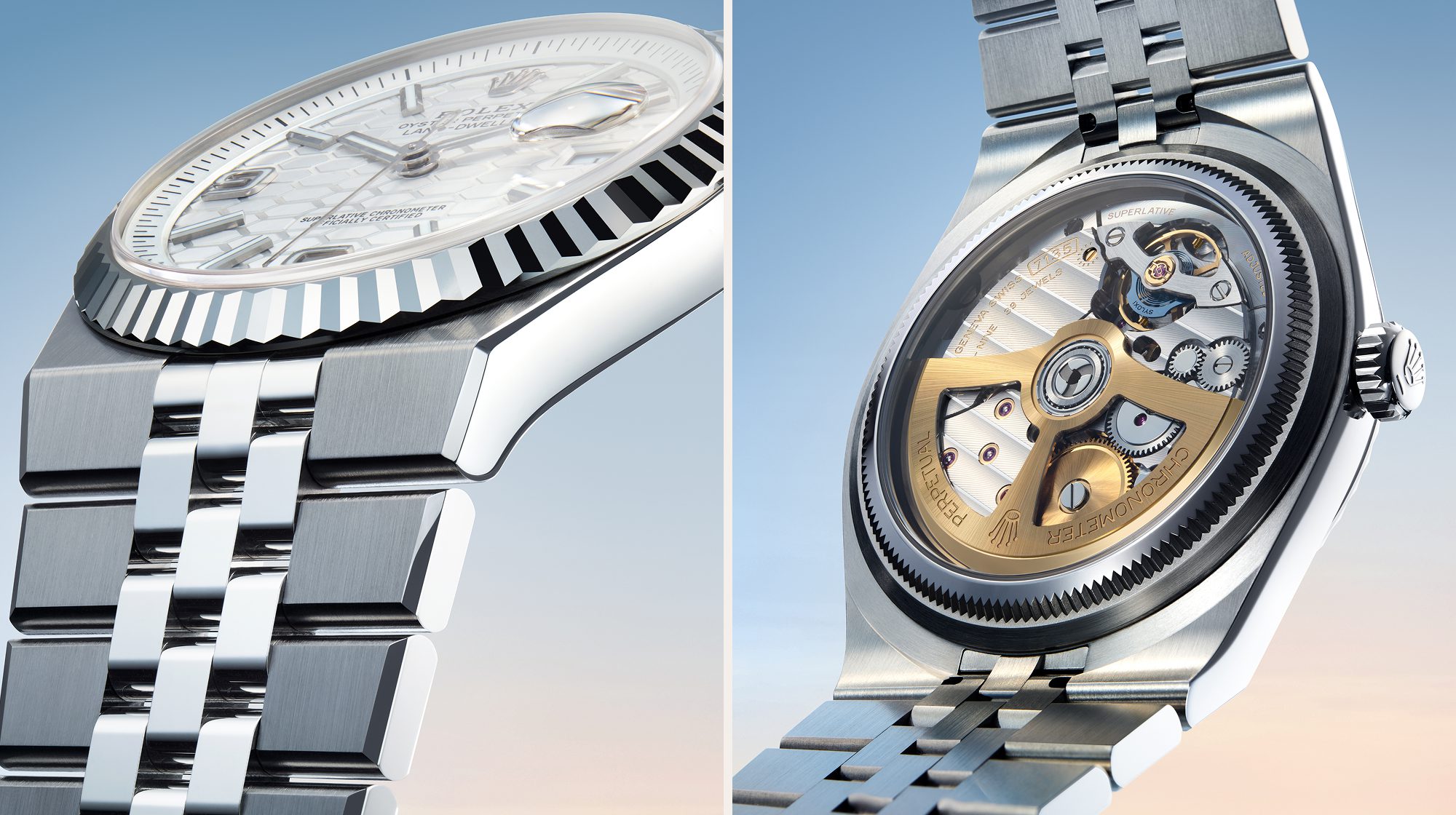 rolex new watches 2025 the land dweller oyster case m127334 0001 2501fj 006 and m127334 0001 2501fj 007 landscape