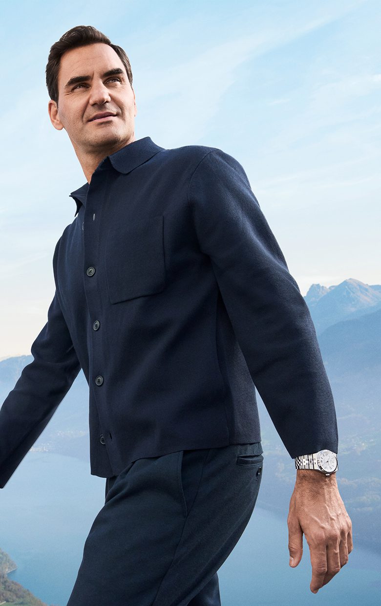 rolex new watches 2025 the land dweller roger federer rfederer 2411ab 6 portrait